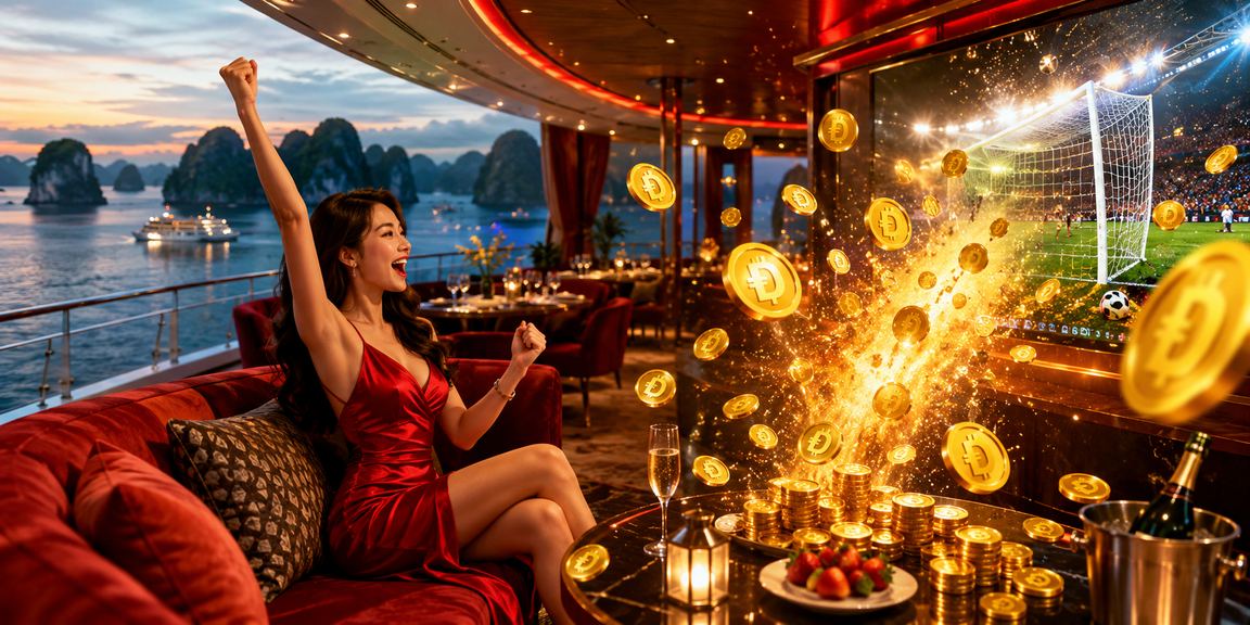 Du khách tham quan Vịnh Hạ Long trải nghiệm casino trực tuyến trên điện thoại